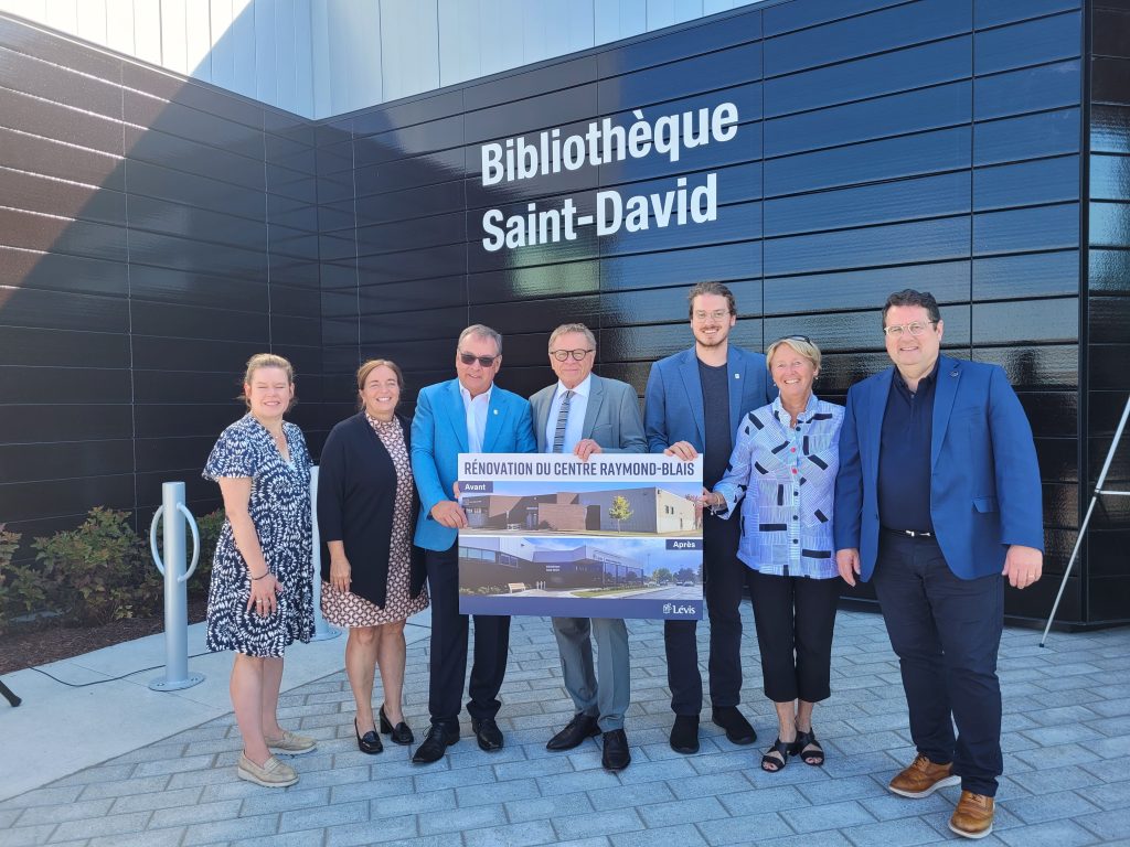 Inauguration officielle du Centre Raymond-Blais et de la bibliothèque Saint-David